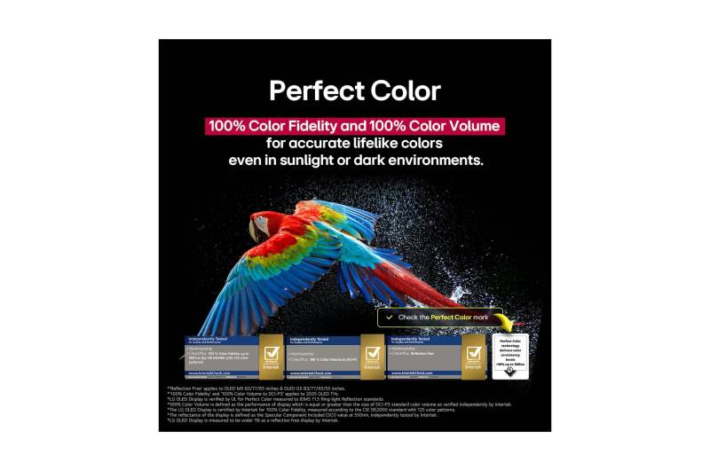 LG OLED G5 Color gamut